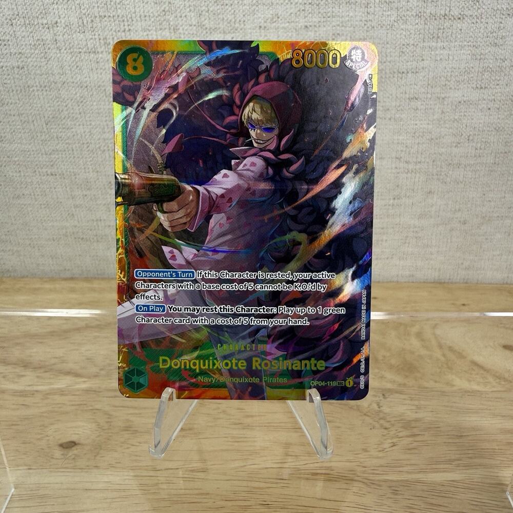 • Donquixote Rosinante • OP04-119 SEC Kingdoms of Intrigue One Piece TCG NM